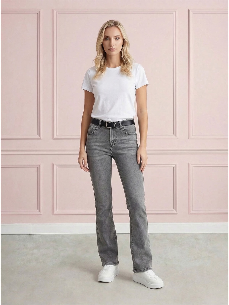 Spodnie jeans M.Sara Dzwony Skinny wyszczuplające Szare - W260658 (1).jpg