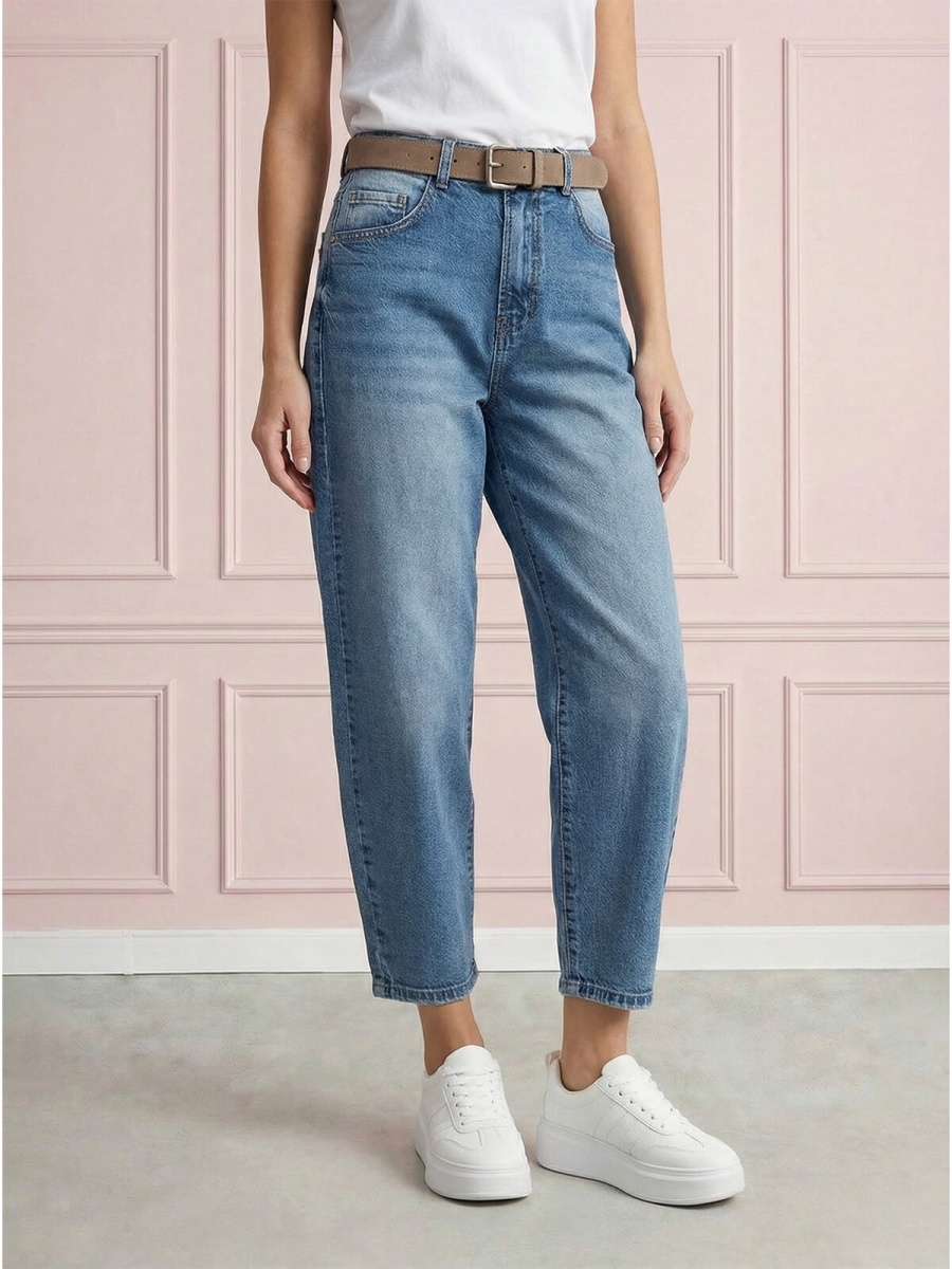 Spodnie jeans damskie M.Sara Balloon Niebieskie - 260693 (3).jpg