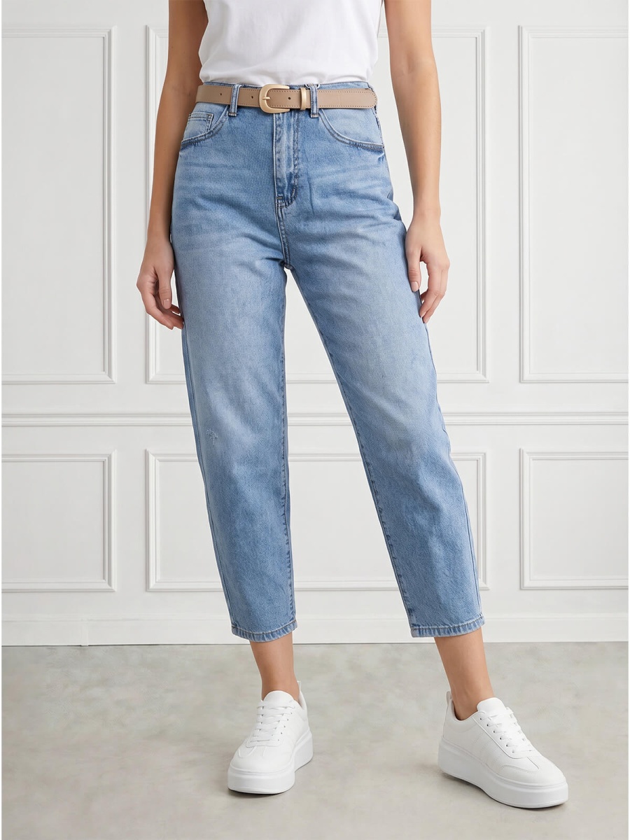 Spodnie jeans damskie M.Sara Balloon z przetarciami J.Niebieskie - 260949  (3).jpg