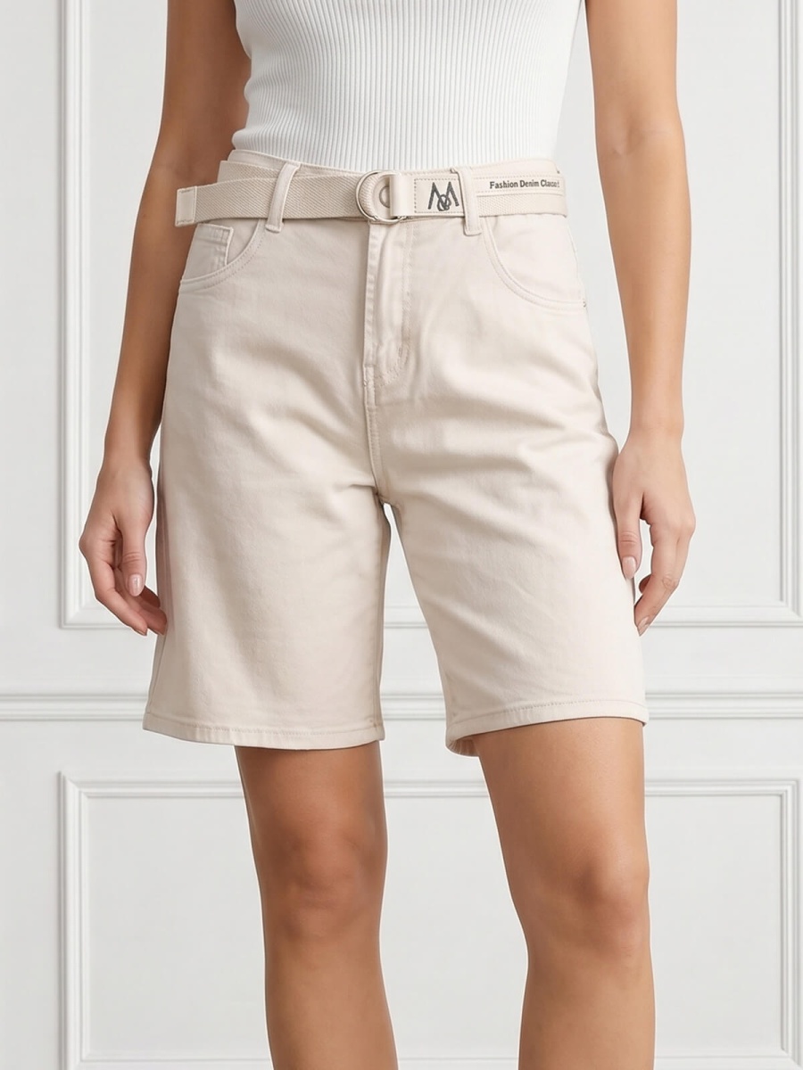 Spodenki jeans damskie M.Sara Bermudy J.Beżowe - W260977 (3).jpg