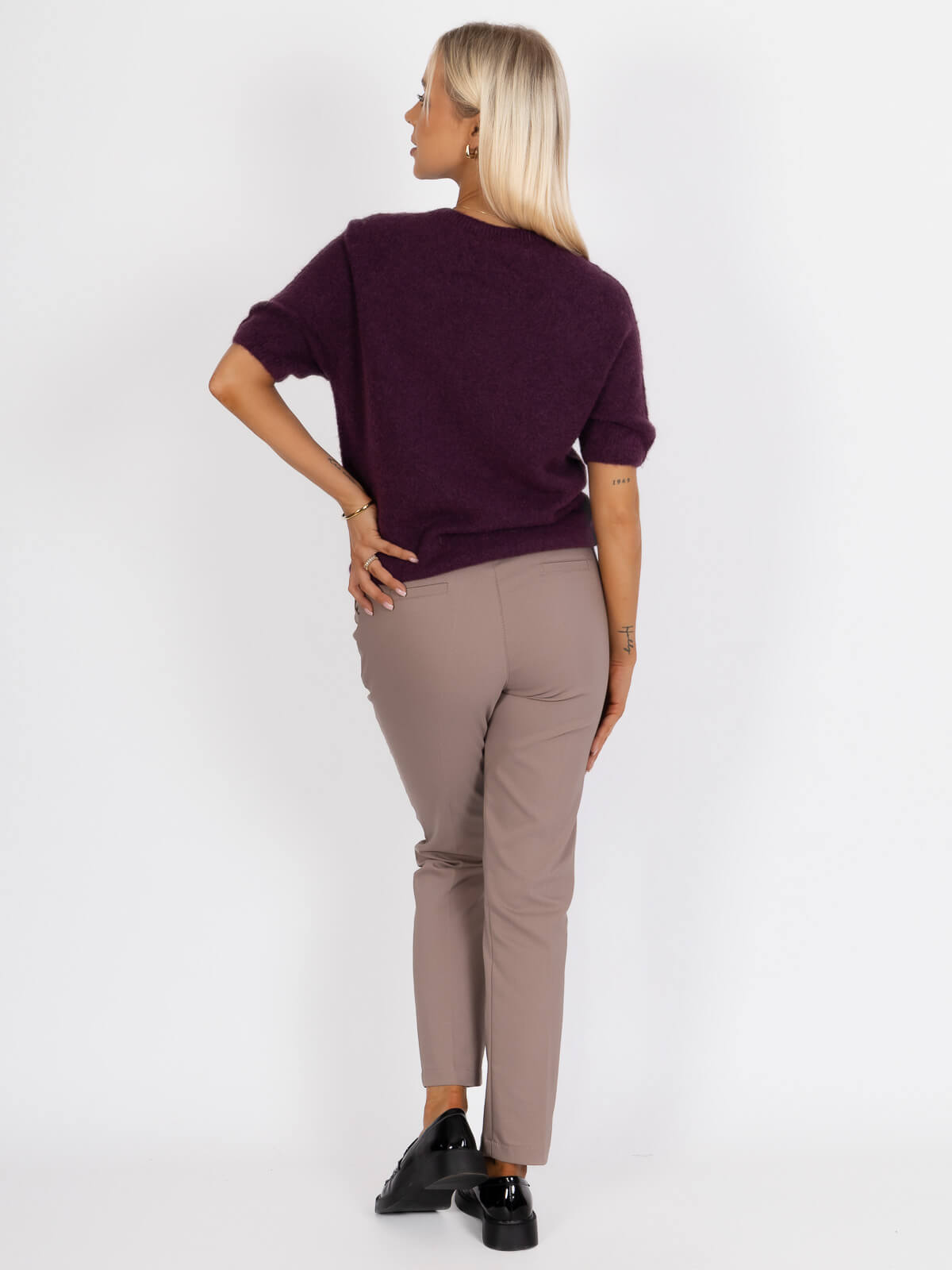 Sweter damski z krótkim rękawem Śliwkowy - J241926 (8).jpg