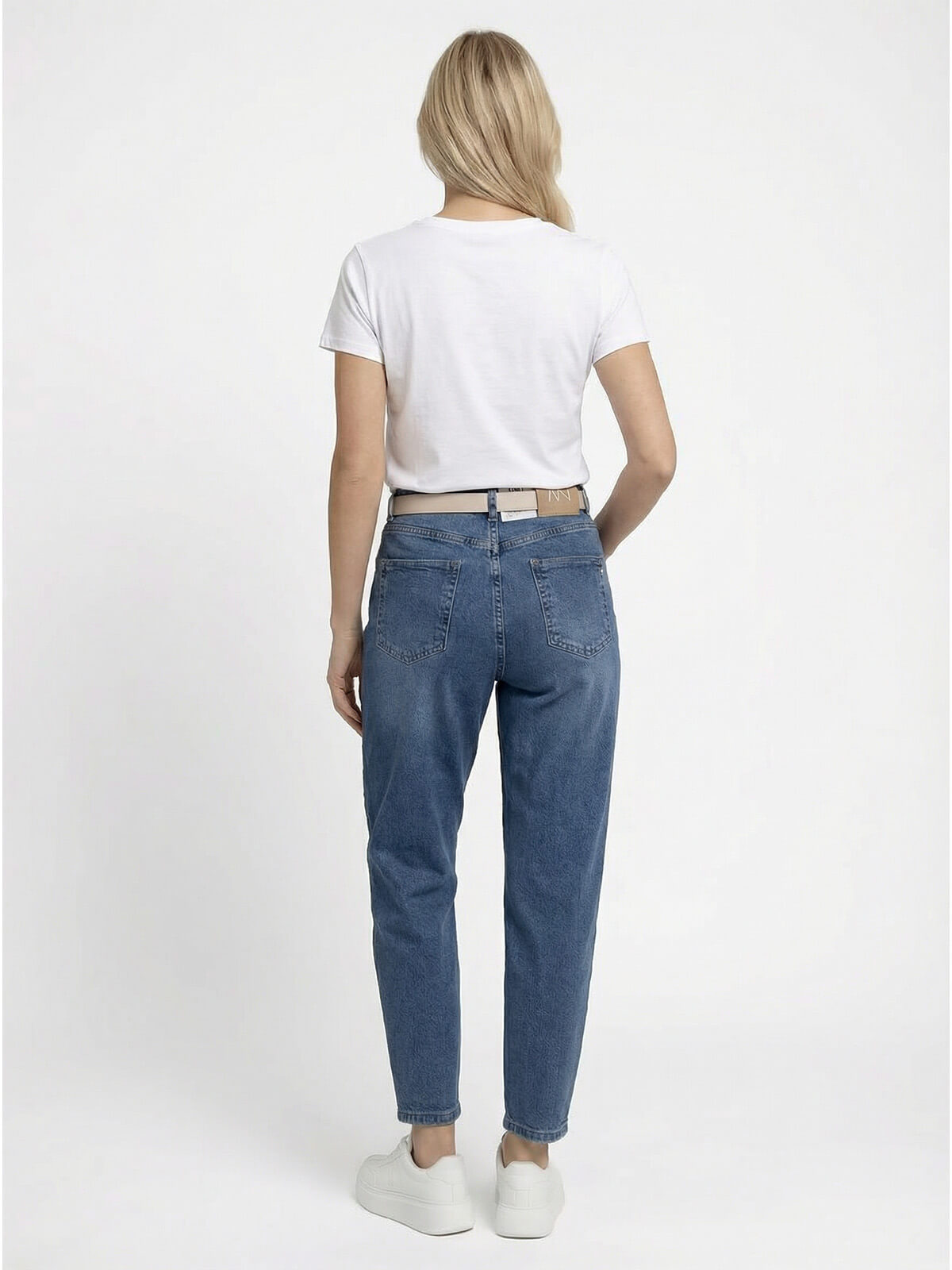 Spodnie jeans damskie M.Sara Balloon Niebieskie - 260072 (2).jpg