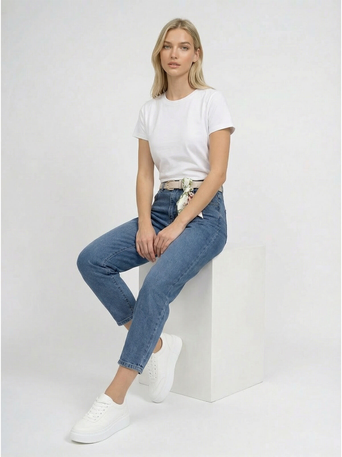 Spodnie jeans damskie M.Sara Balloon Niebieskie - 260072 (6).jpg
