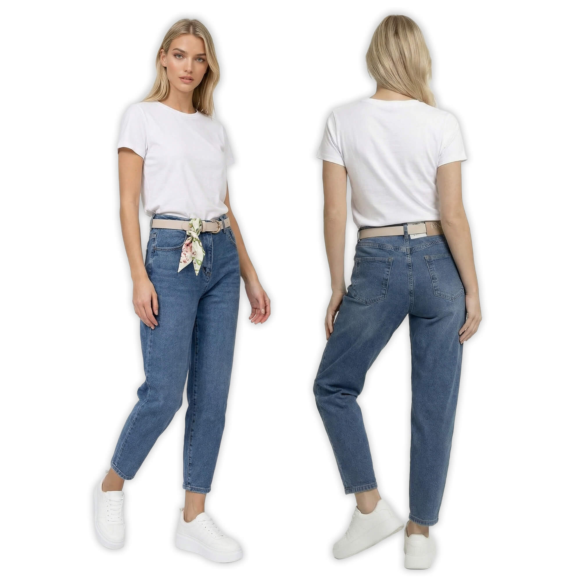 Spodnie jeans damskie M.Sara Balloon Niebieskie - 260072 (8).jpg