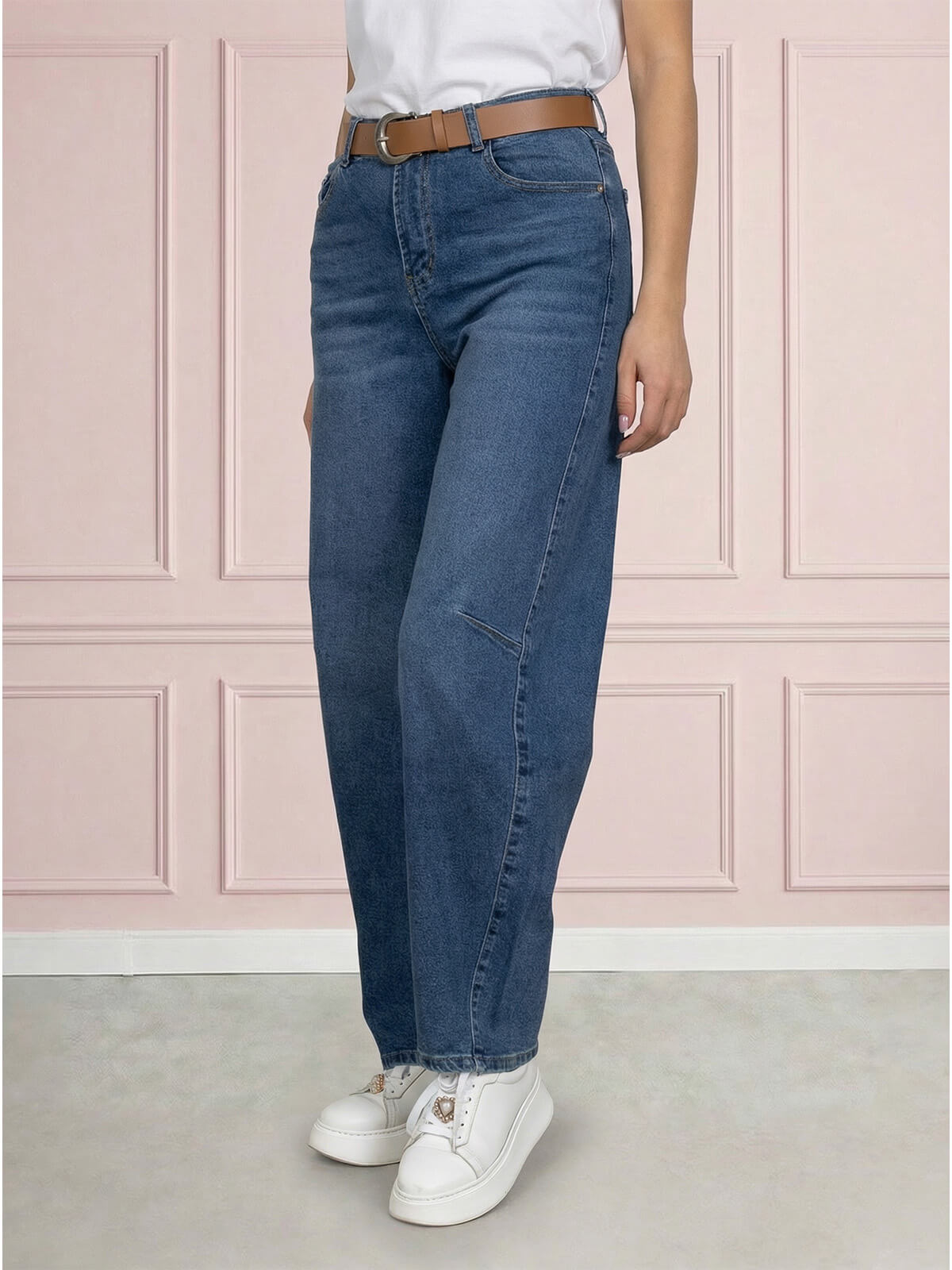 Spodnie jeans damskie M.Sara Balloon Niebieskie - W260517 (4).jpg