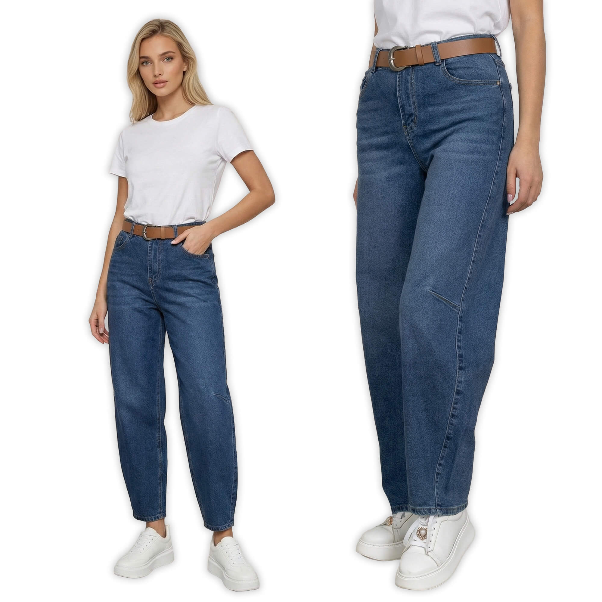 Spodnie jeans damskie M.Sara Balloon Niebieskie - W260517 (6).jpg
