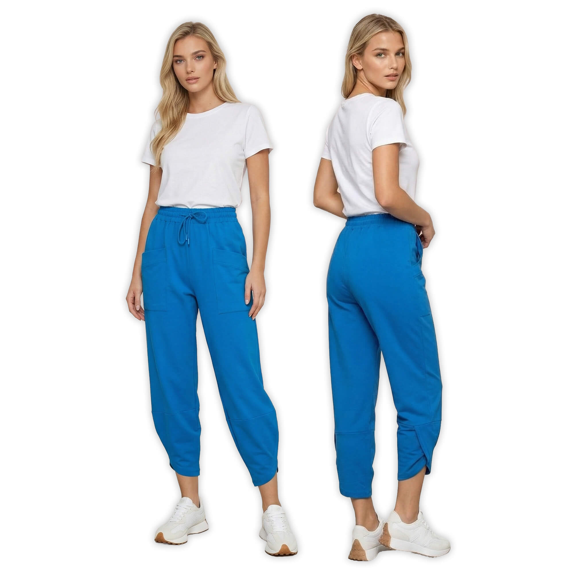 Spodnie dresowe damskie Megi balloon 78 z naszytymi kieszeniami Kobaltowe - W260540  (6).jpg