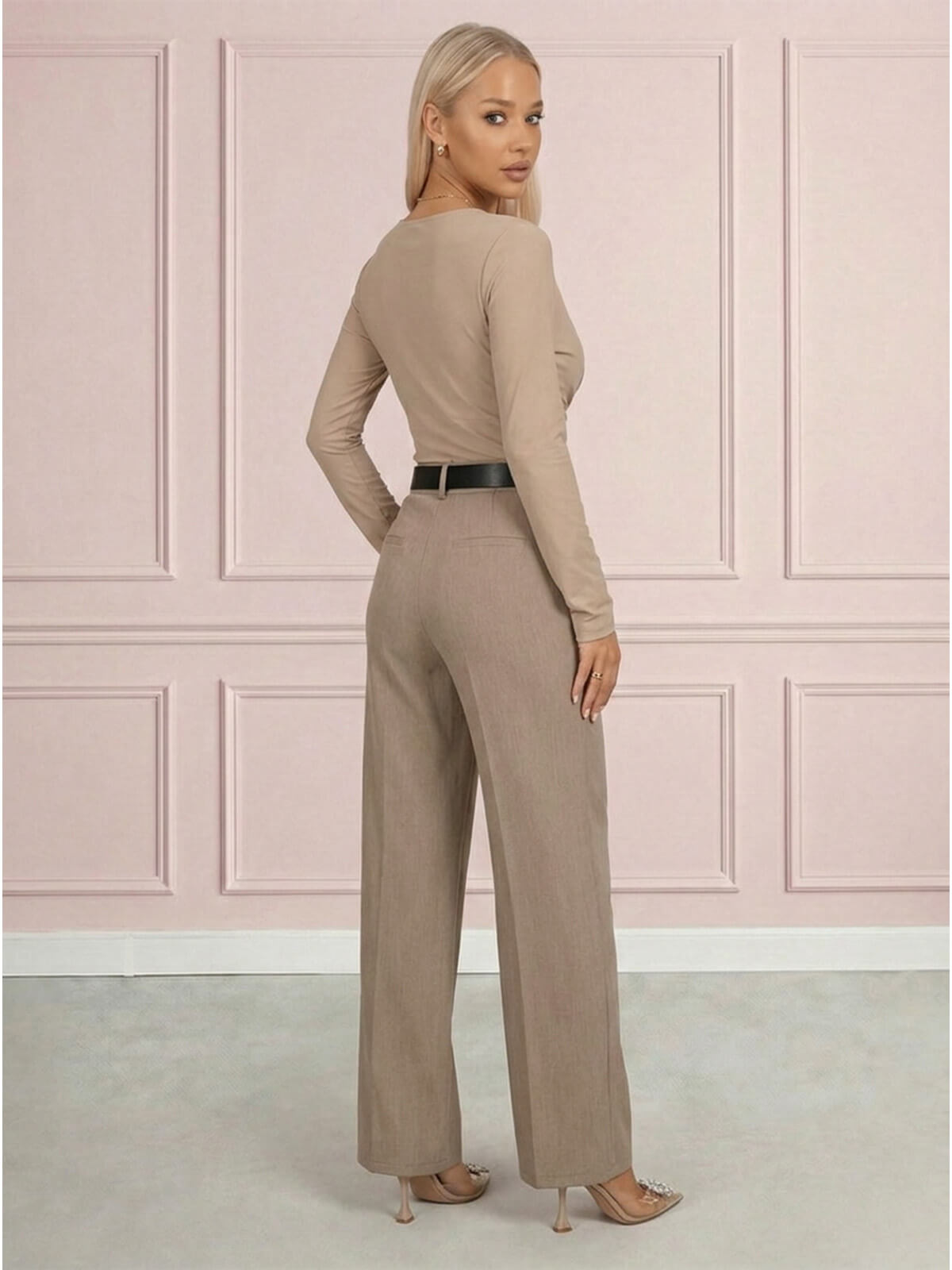 Eleganckie spodnie z szeroką nogawką Fango - J252271 (6).jpg