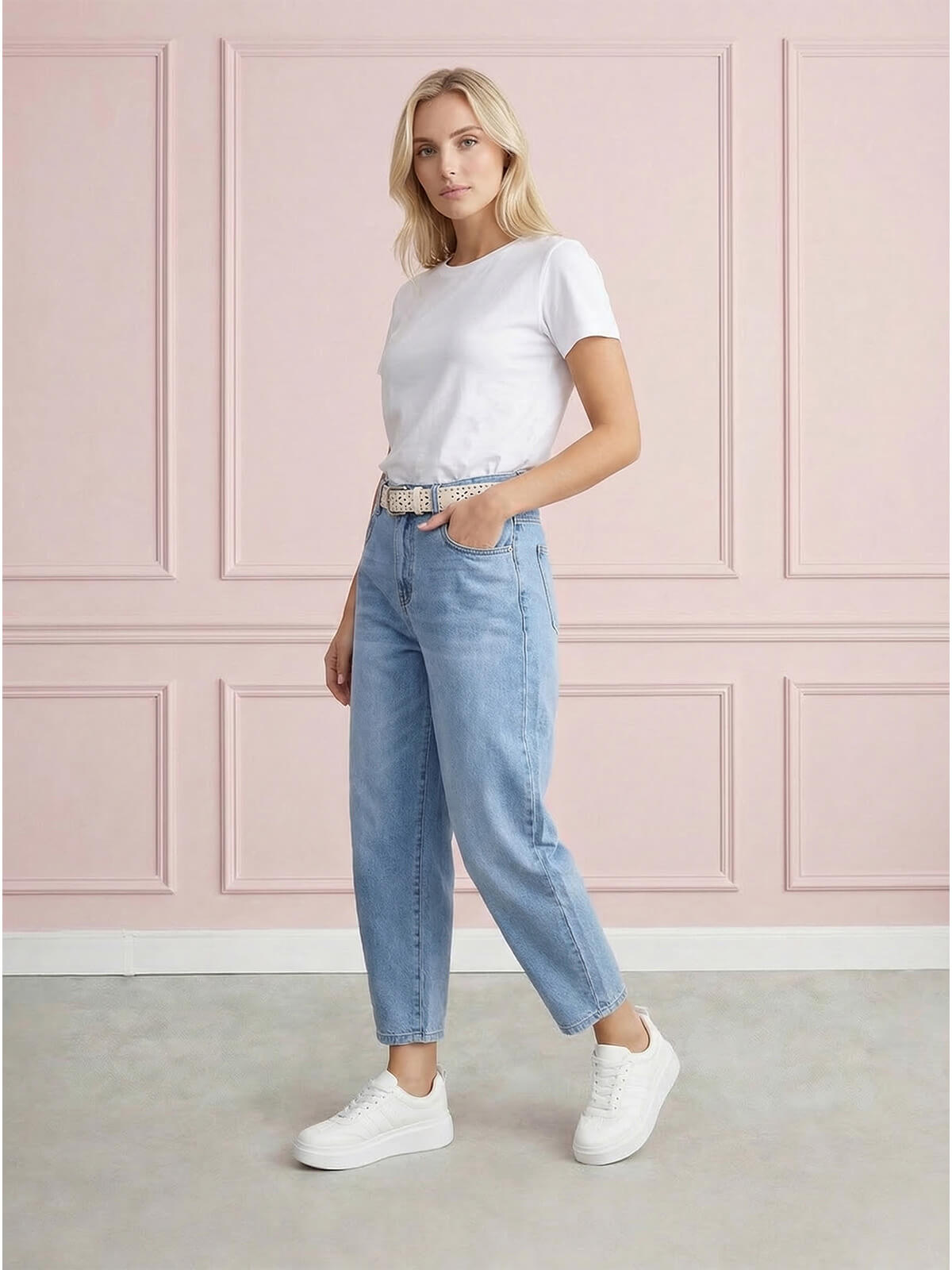 Spodnie jeans damskie M.Sara Balloon wysoki stan J.Niebieskie - W260610 (2).jpg