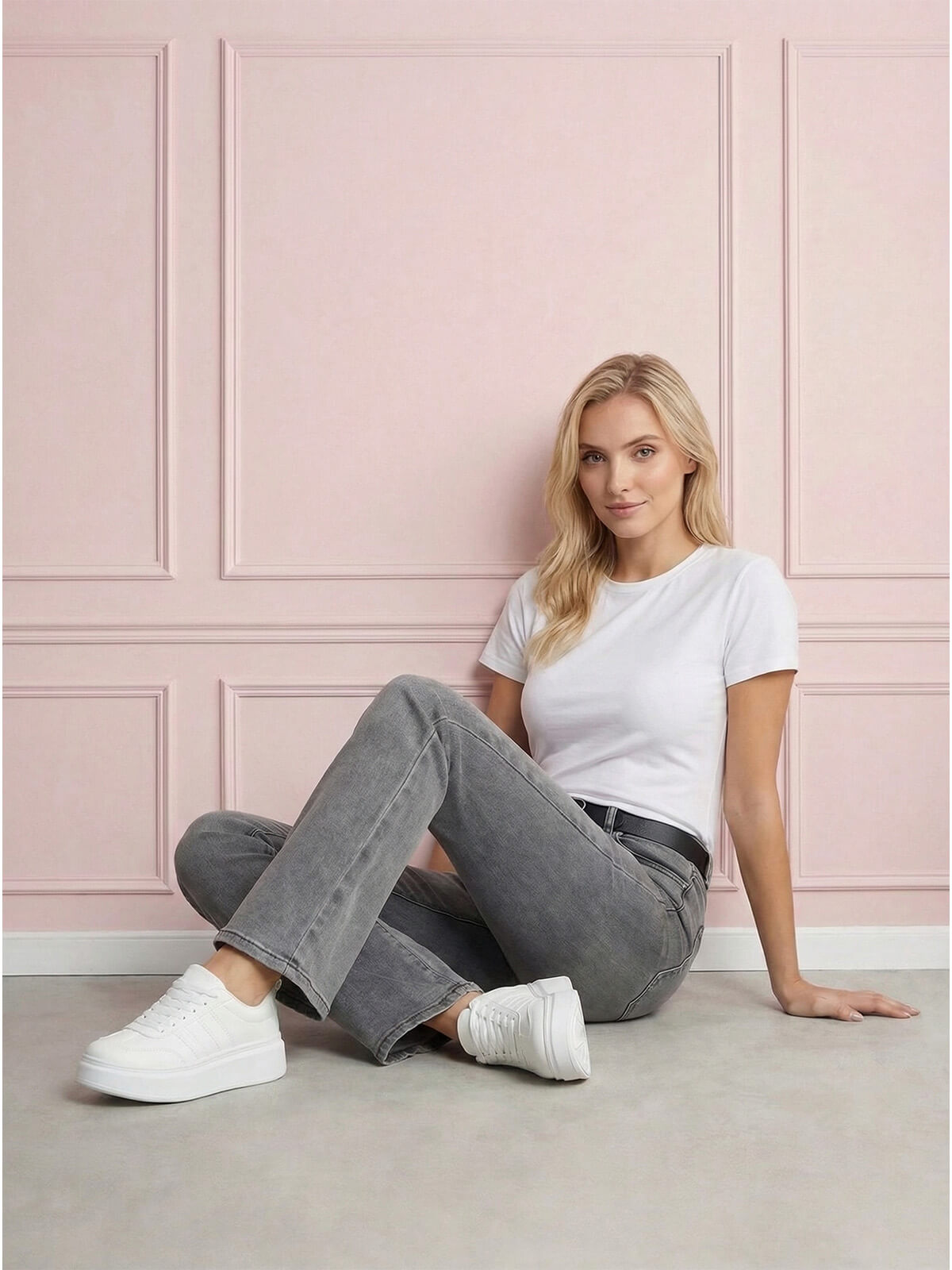 Spodnie jeans M.Sara Dzwony Skinny wyszczuplające Szare - W260658 (4).jpg