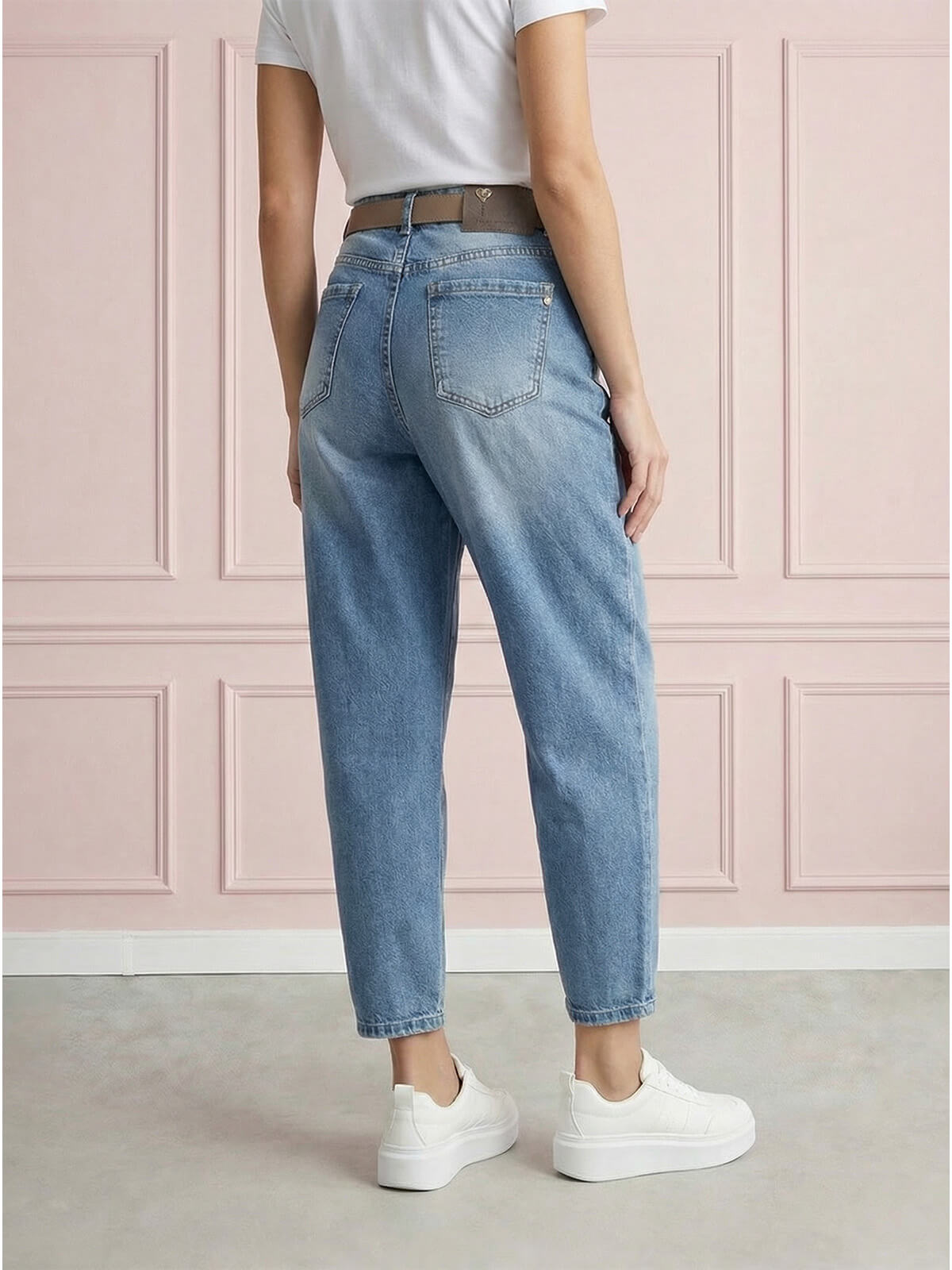 Spodnie jeans damskie M.Sara Balloon Niebieskie - 260693 (6).jpg