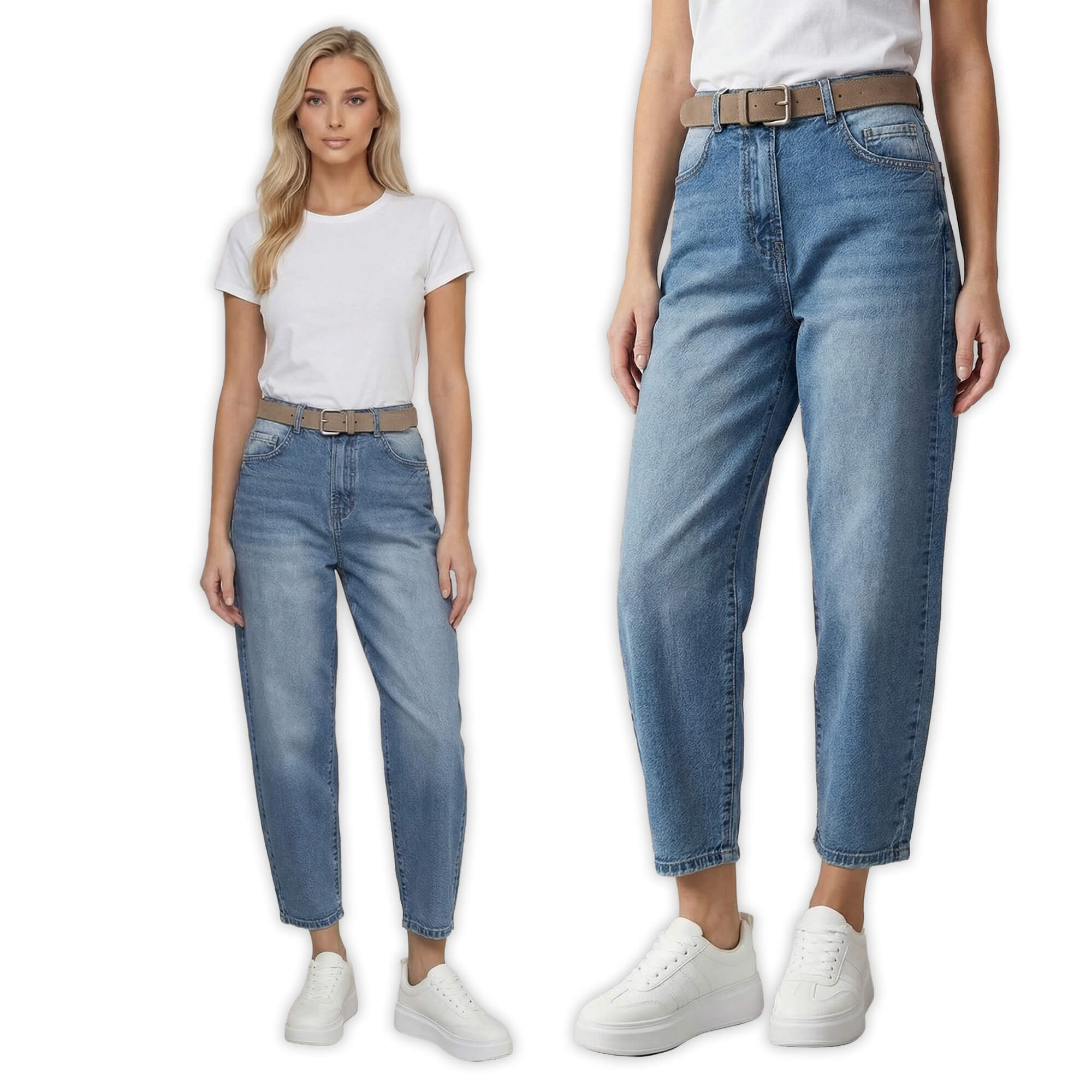 Spodnie jeans damskie M.Sara Balloon Niebieskie - 260693 (7).jpg