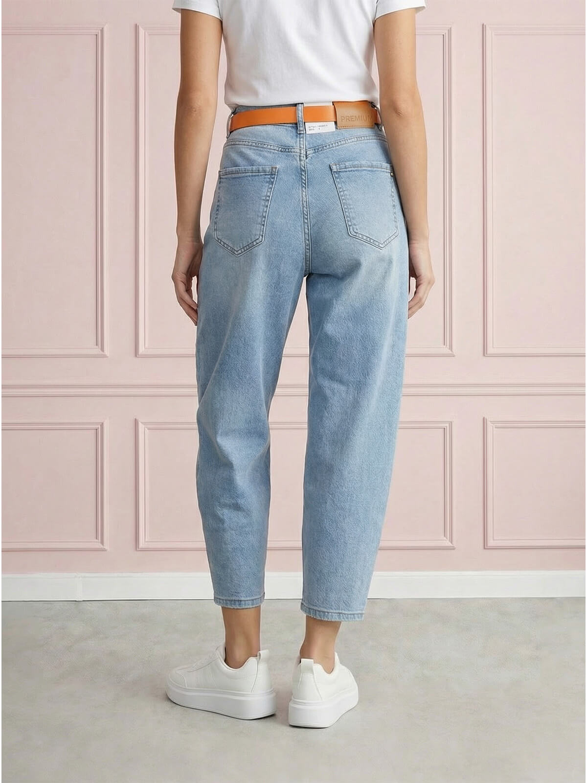 Spodnie jeans damskie M.Sara Balloon z przetarciami J.Niebieskie - W260698 (3).jpg