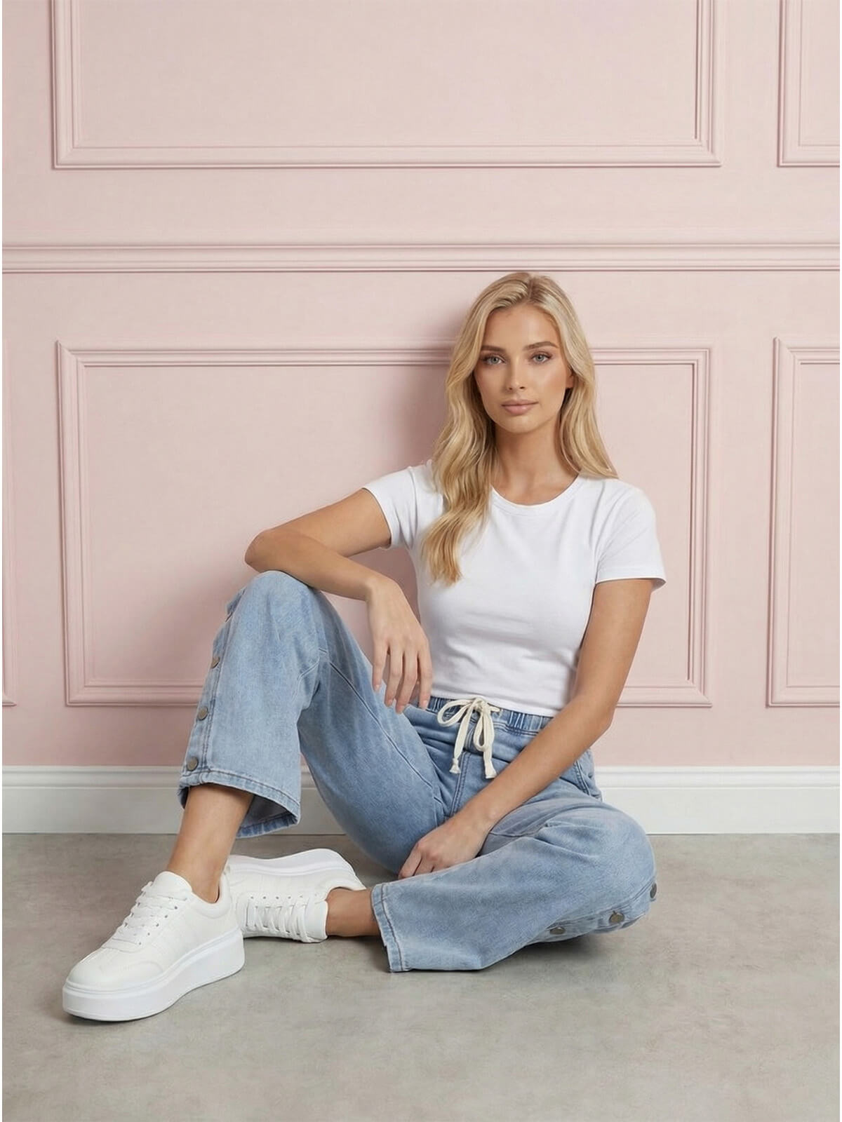 Spodnie jeans M.Sara damskie wide leg z zatrzaskami po bokach J.Niebieskie - W260717 (5).jpg