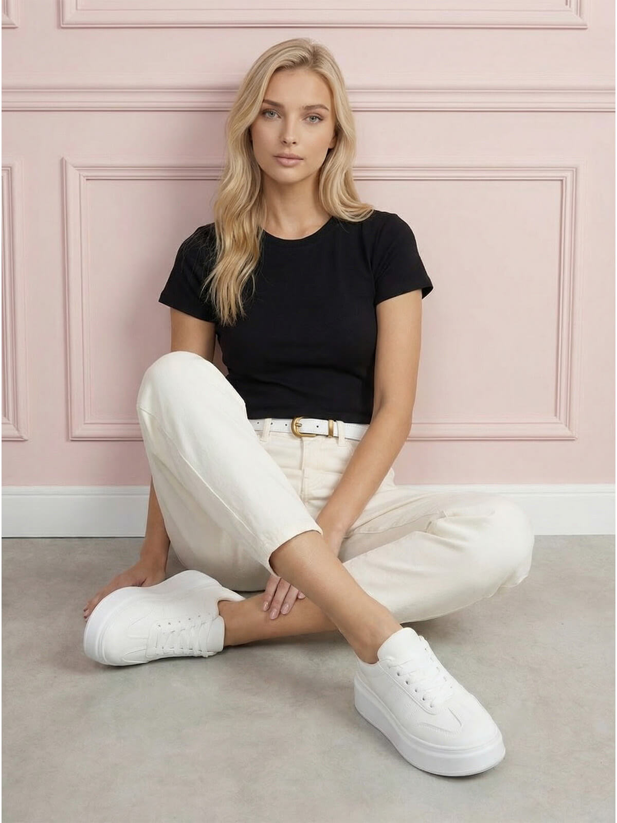 Spodnie jeans damskie M.Sara Balloon J.Beżowe - 260765 (3).jpg