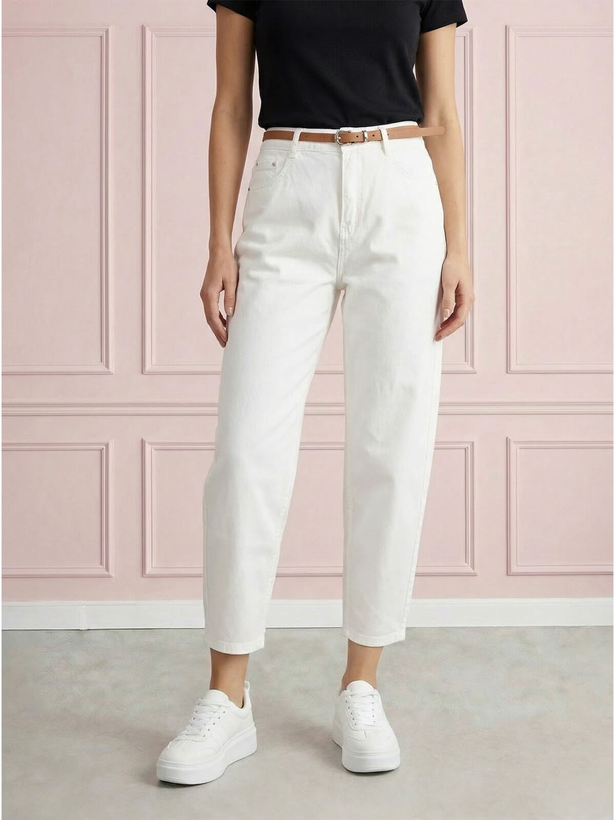 Spodnie jeans damskie M.Sara Balloon Ecru - W260770 (4).jpg