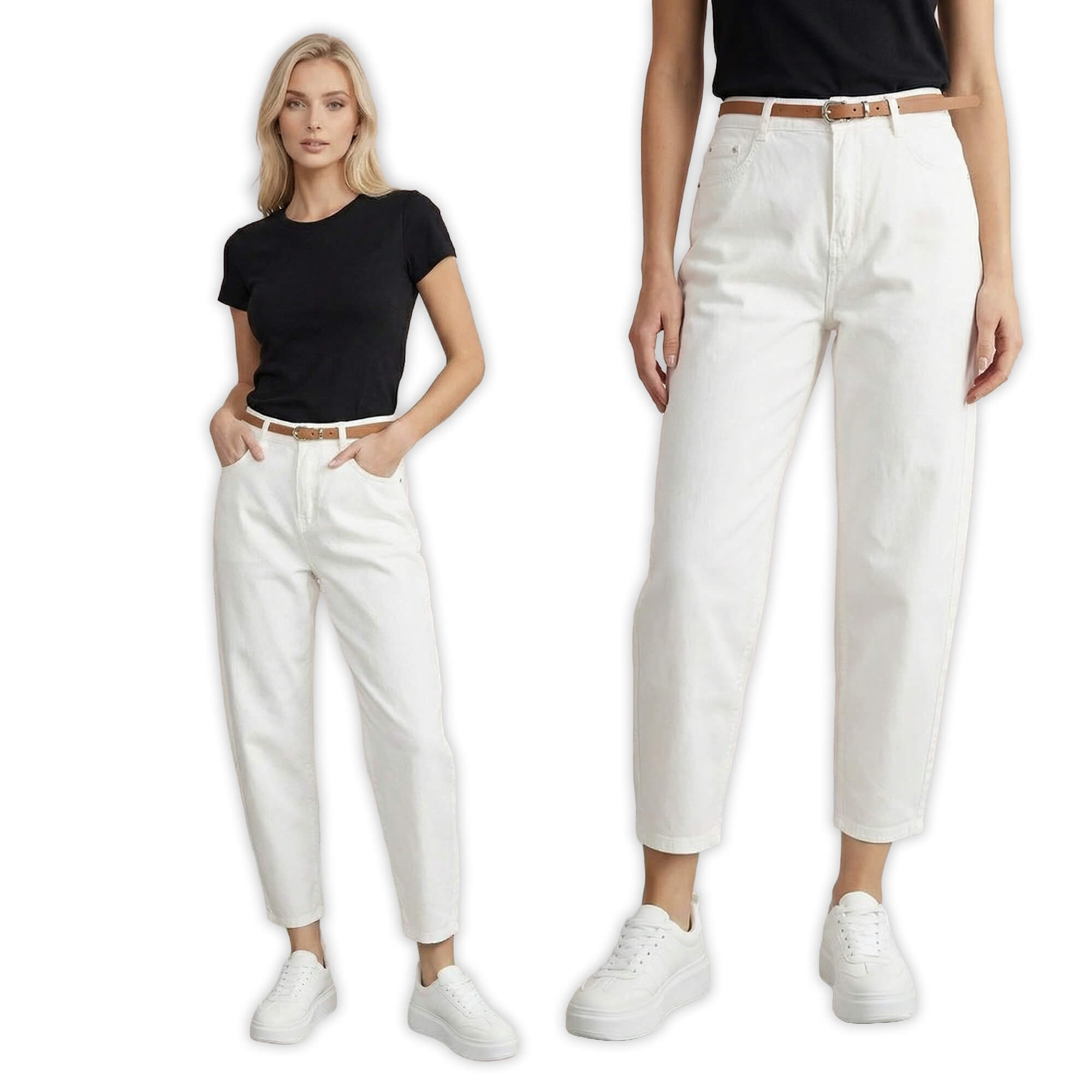Spodnie jeans damskie M.Sara Balloon Ecru - W260770 (7).jpg