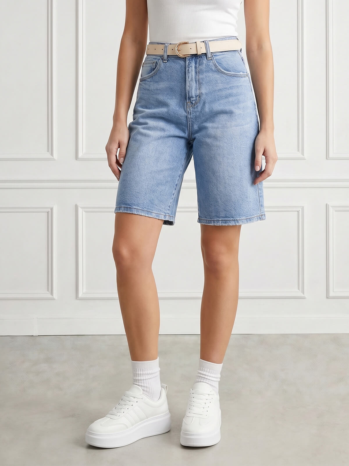 Spodenki jeans damskie M.Sara Bermudy J.Niebieskie - W260967 (3).jpg