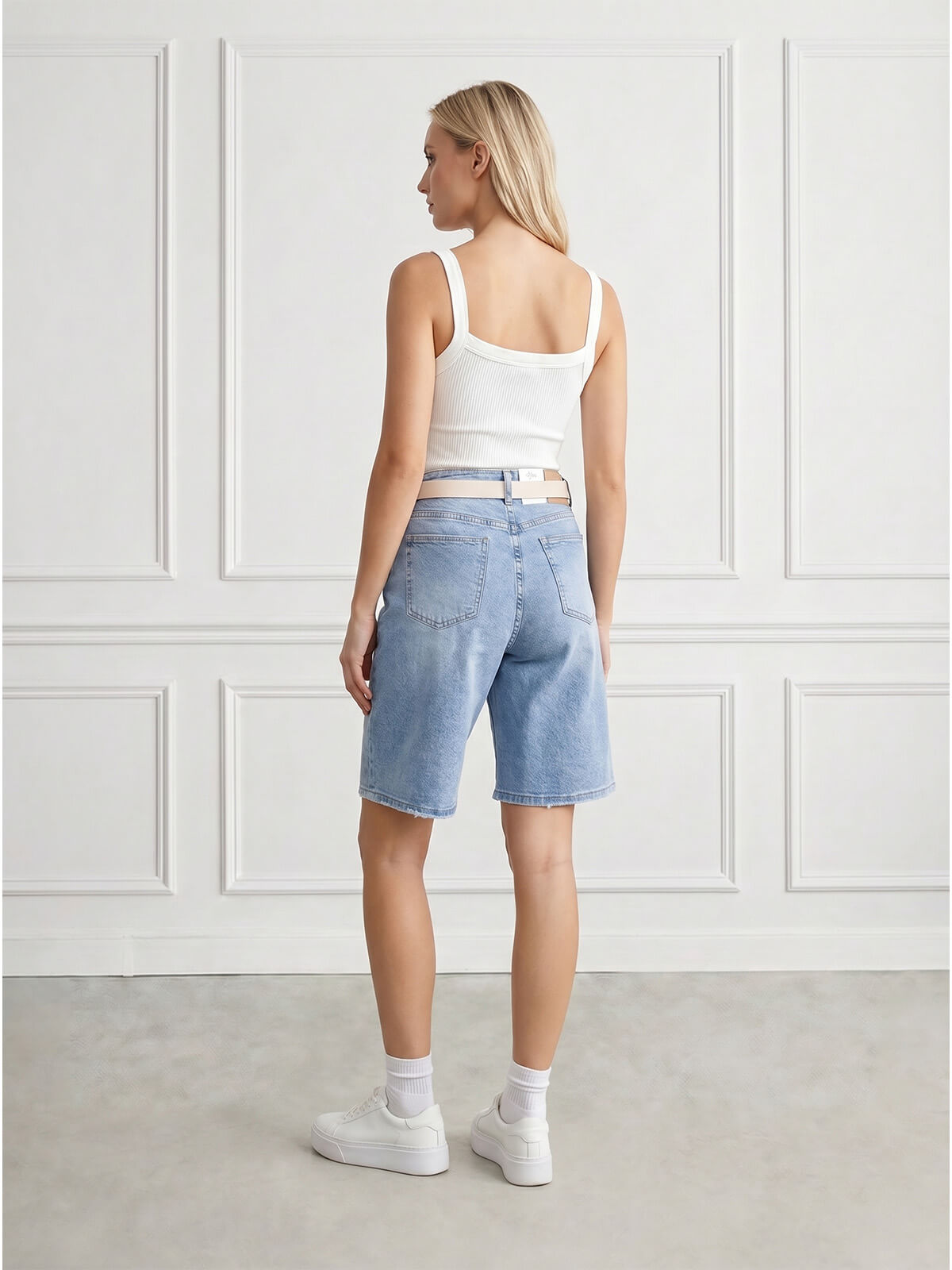 Spodenki jeans damskie M.Sara Bermudy J.Niebieskie - W260967 (6).jpg