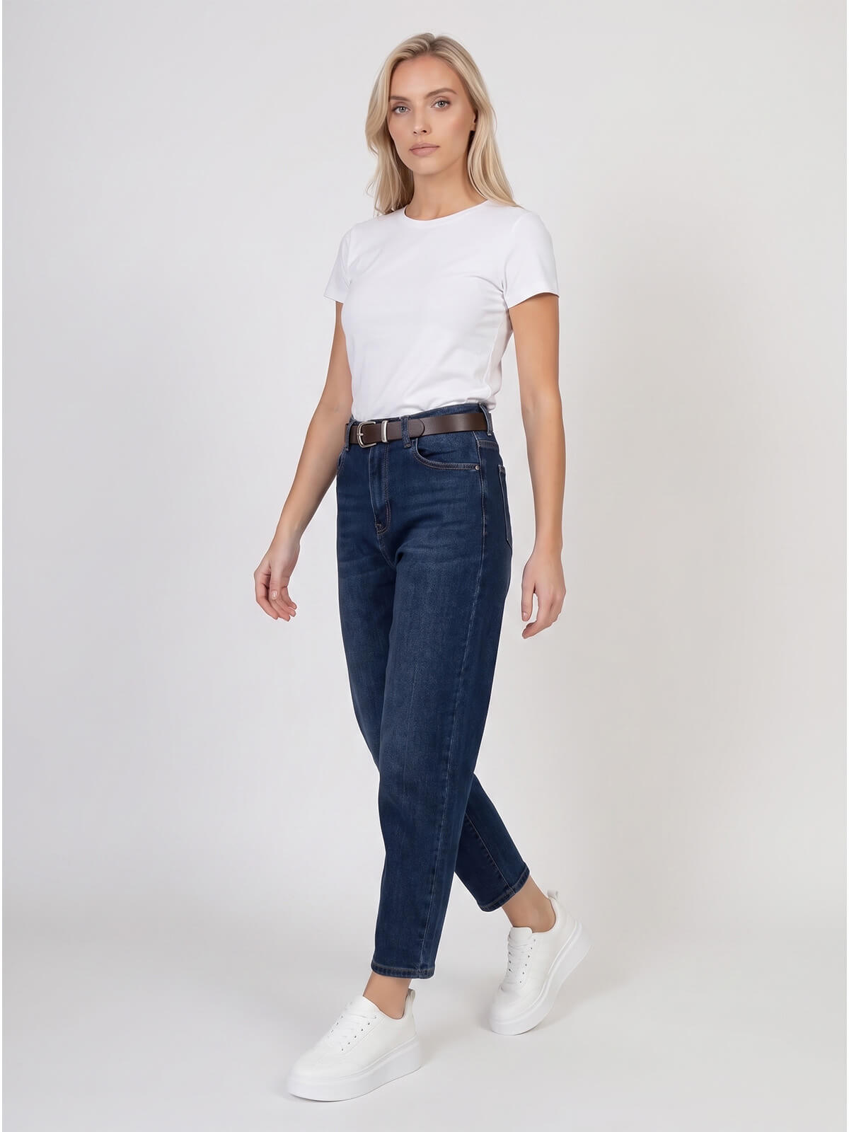 Spodnie jeans damskie M.Sara Balloon Granatowe - W261404 (2).jpg