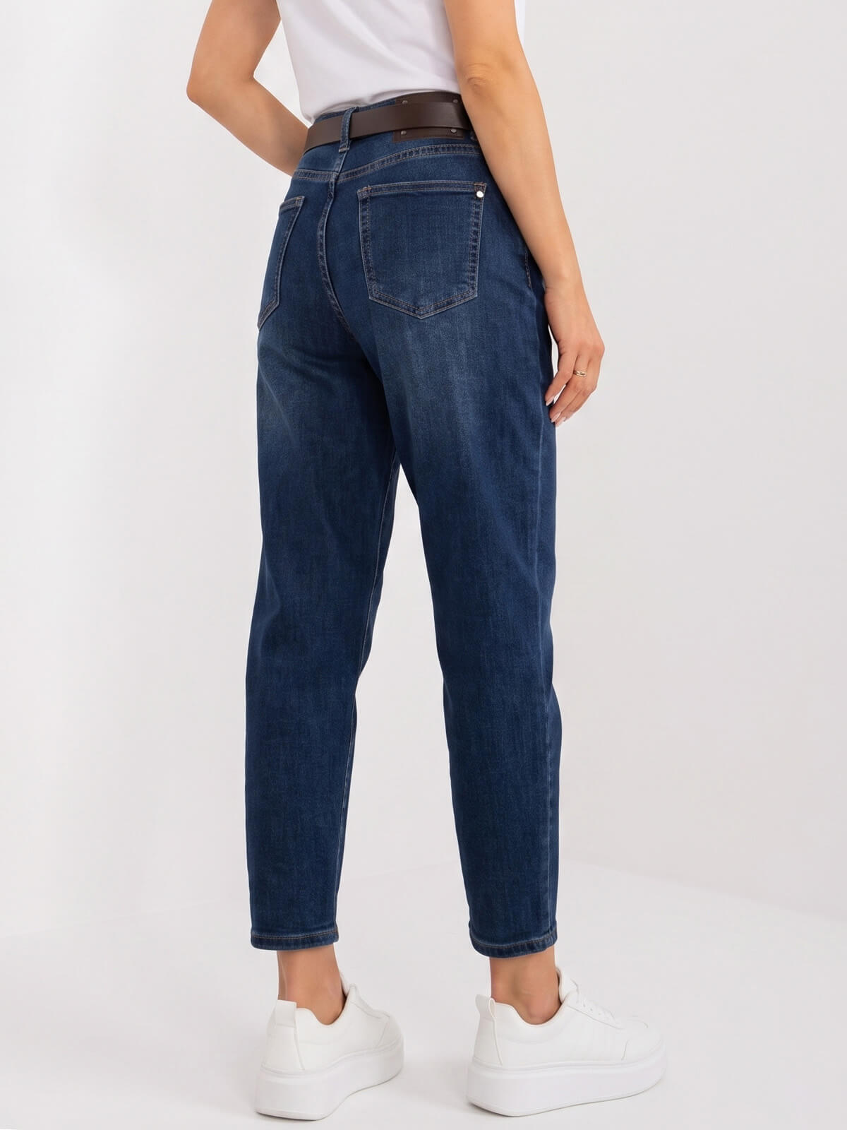Spodnie jeans damskie M.Sara Balloon Granatowe - W261404 (7).jpg