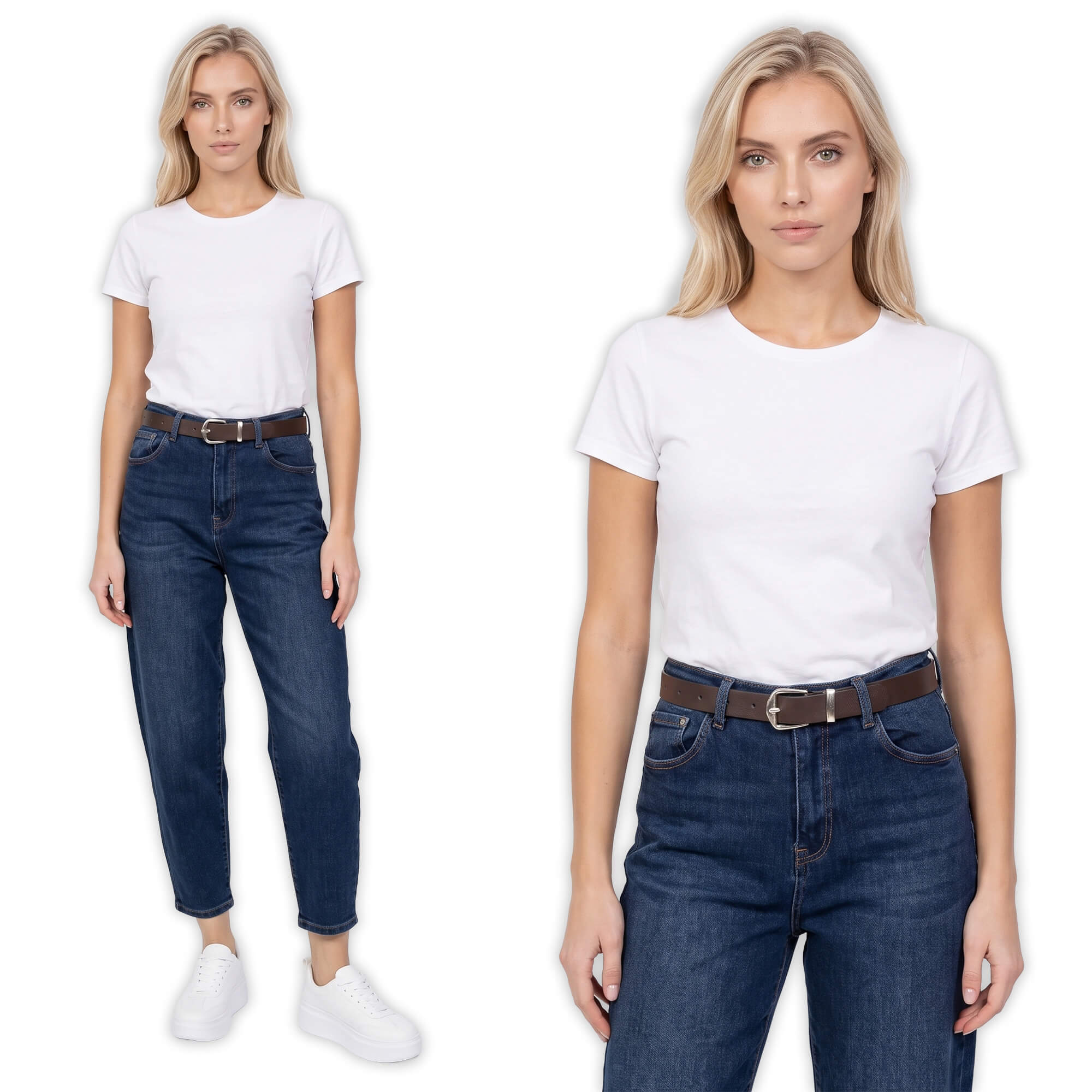 Spodnie jeans damskie M.Sara Balloon Granatowe - W261404 (8).jpg