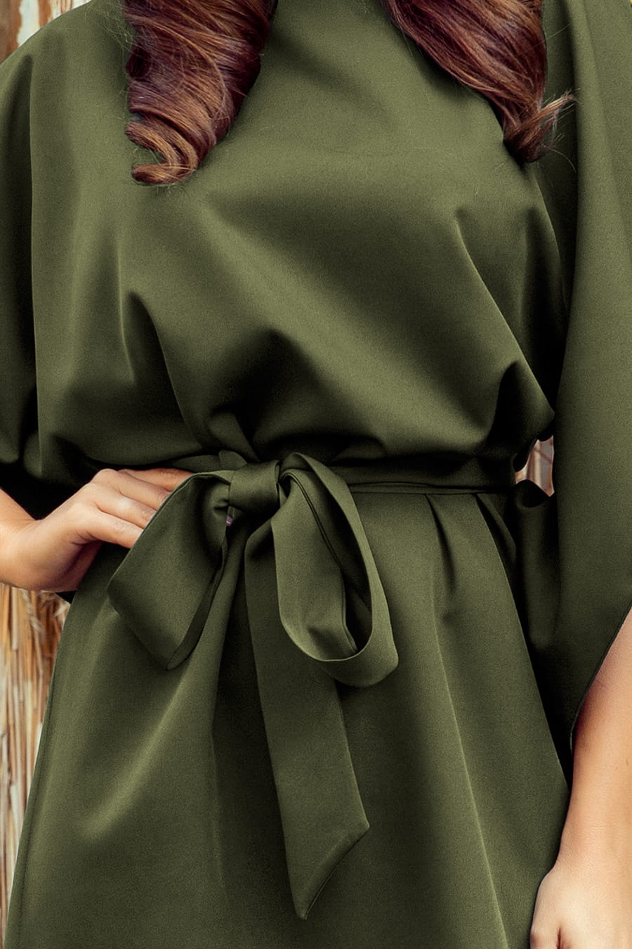 19257287-13 SOFIA Sukienka motyl - KHAKI-5